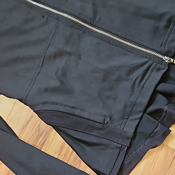 Inphorm Black Zip Athletic Jacket S - Picture 6 of 9